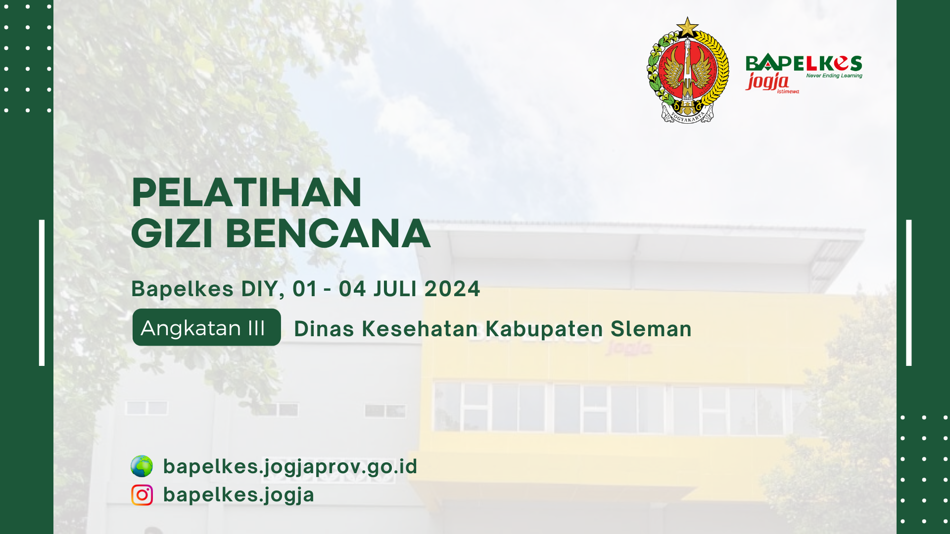 Pelatihan Gizi Bencana Angkatan 3