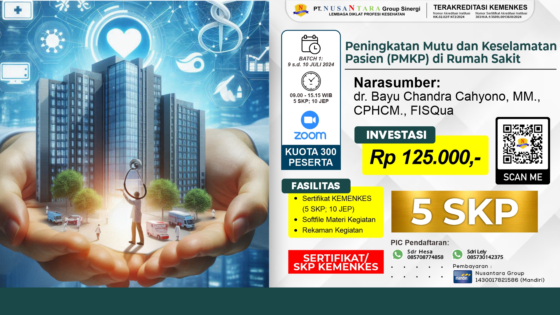 Peningkatan Mutu dan Keselamatan Pasien (PMKP) di Rumah Sakit