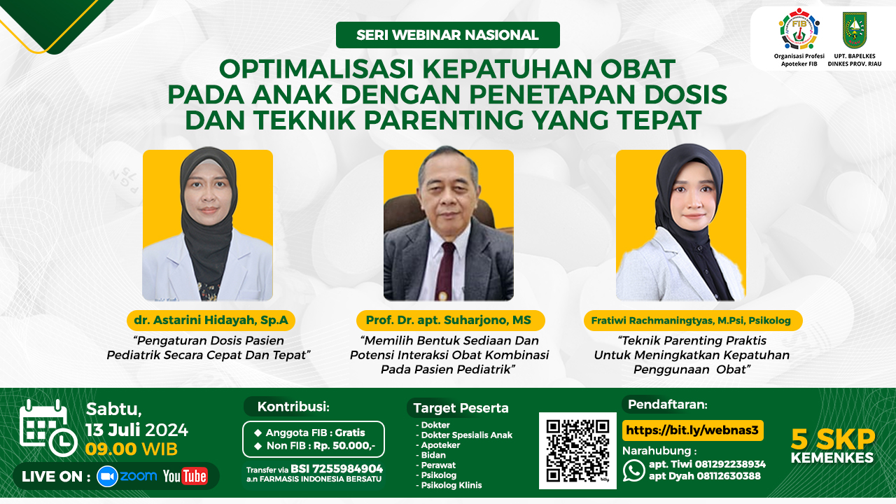 Optimalisasi Kepatuhan Obat pada Anak dengan Penetapan Dosis dan Teknik Parenting yang Tepat