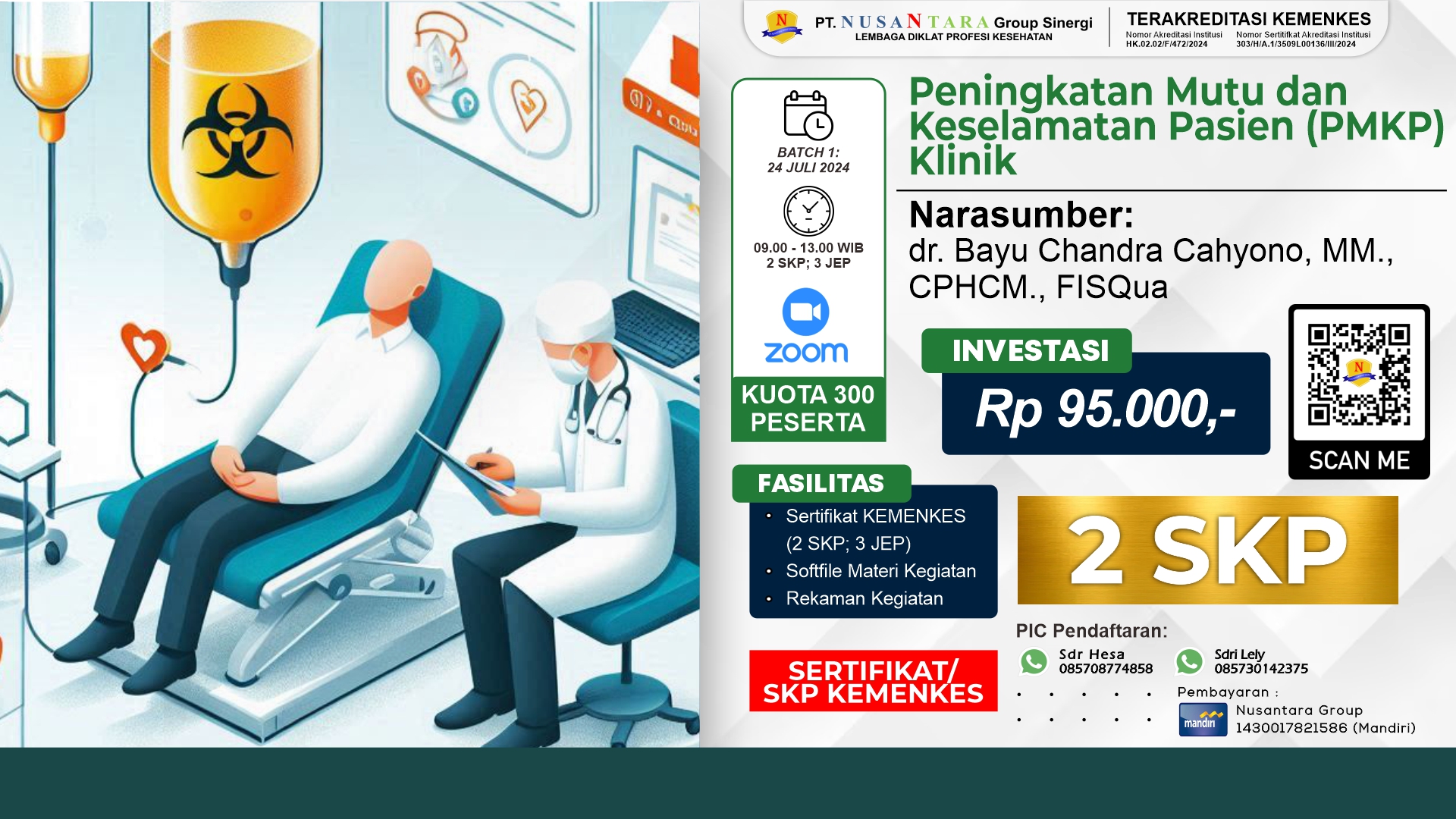 Peningkatan Mutu dan Keselamatan Pasien (PMKP) Klinik