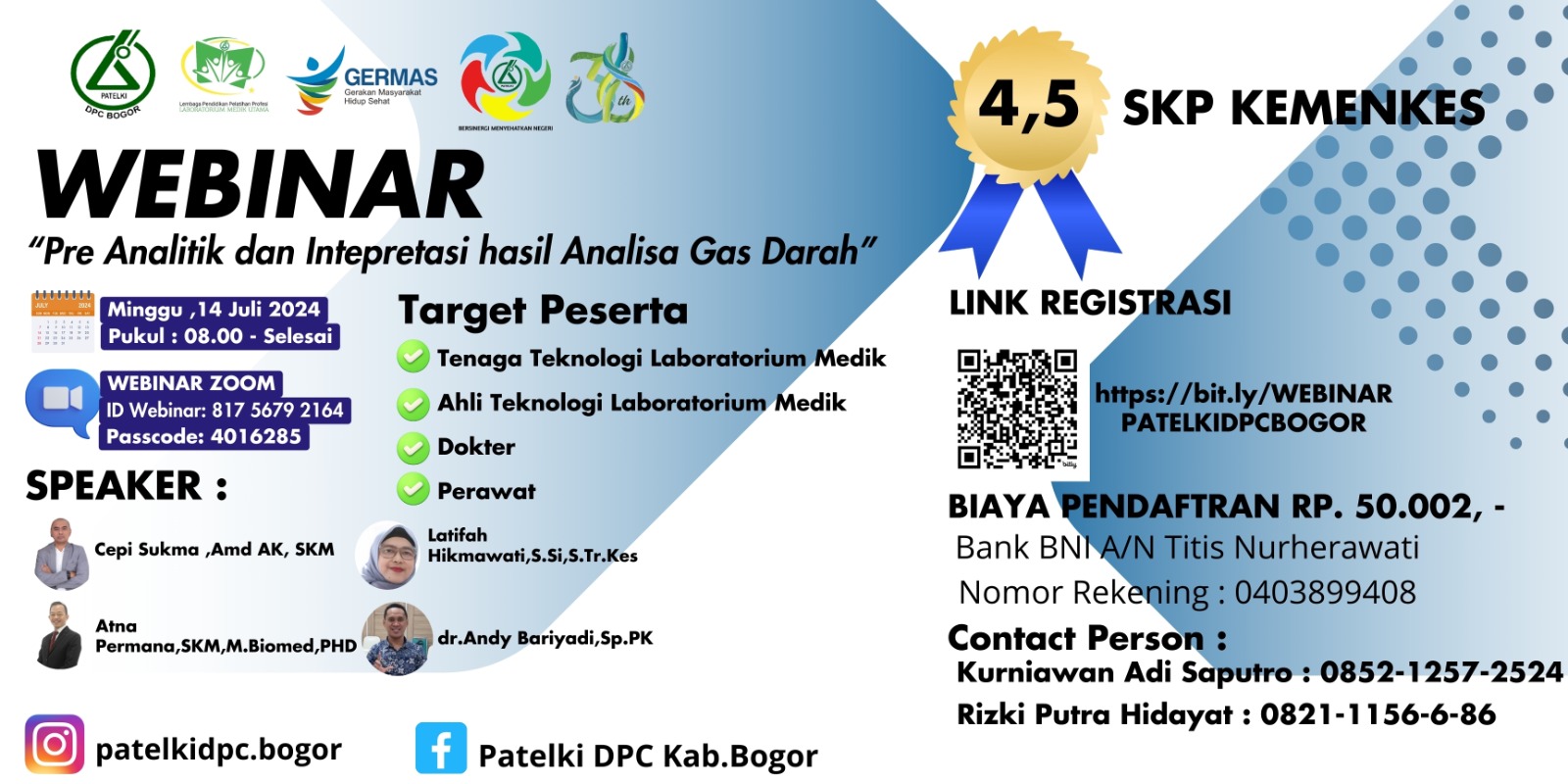 WEBINAR PRA ANALITIK DAN INTERPRETASI HASIL ANALISA GAS DARAH_DPC PATELKI BOGOR