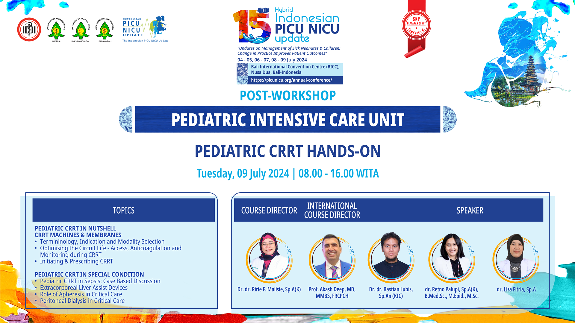 Pediatric Continuous Renal Replacement Therapy (CRRT) and Hans On