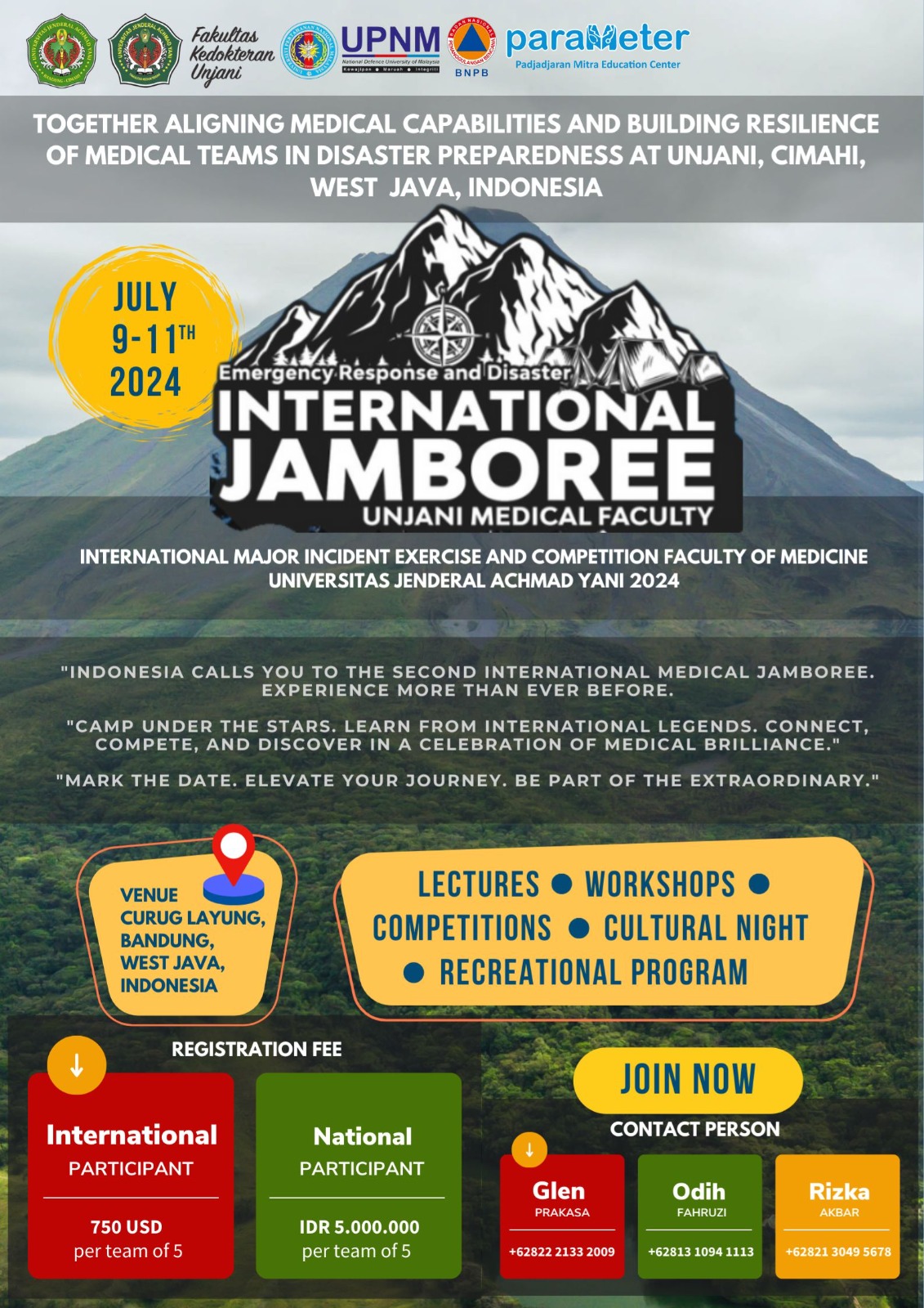 Workshop International Jamboree 2024 Together Aligning Medical Capabilities and Building Resilience of Medical