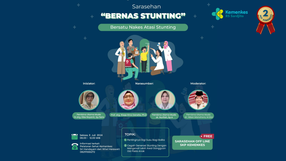 Sarasehan Bernas Stunting Bersatu Nakes Atasi Stunting