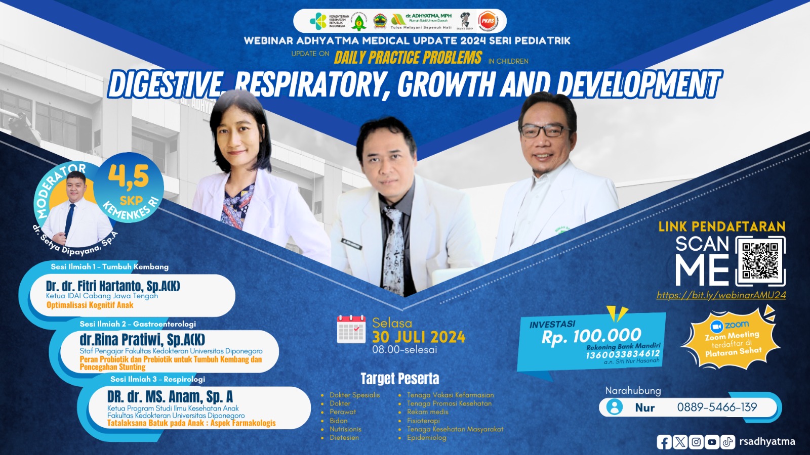 Update on Daily Practice Problems in Children  Digestive, Respiratory, Growth and Development.
