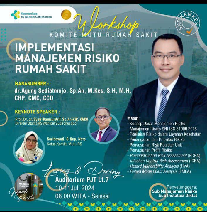 Workshop Manajemen Risiko Terintegrasi di Rumah Sakit