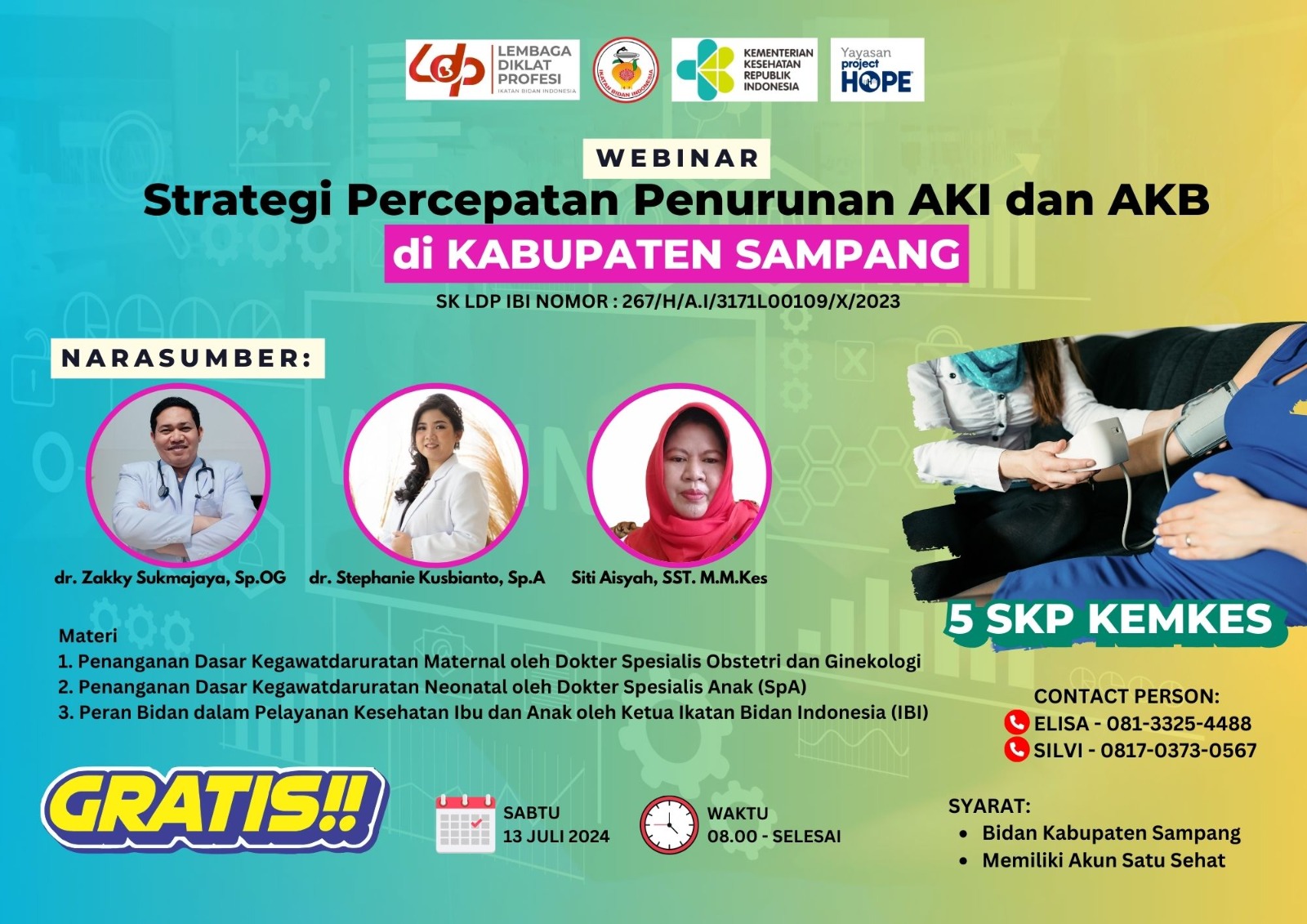 WEBINAR STRATEGI PERCEPATAN PENURUNAN AKI DAN AKB DI KAB. SAMPANG
