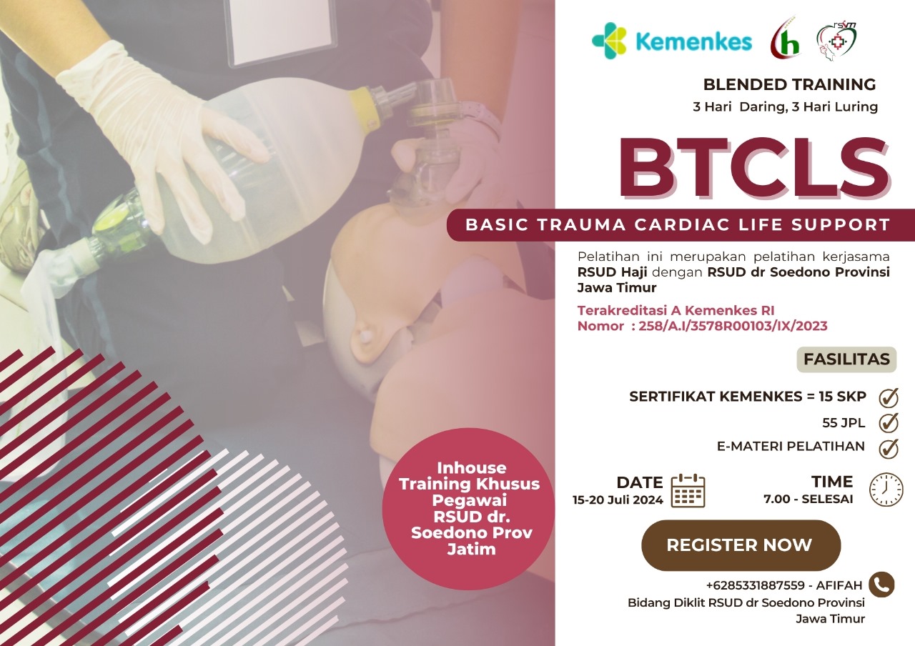 Pelatihan Basic Trauma Cardiac Life Support (BTCLS) Angkatan 5