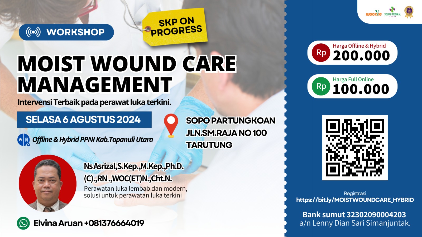 Workshop Moist Wound Care Management bersama PT Asri Health Center Medan