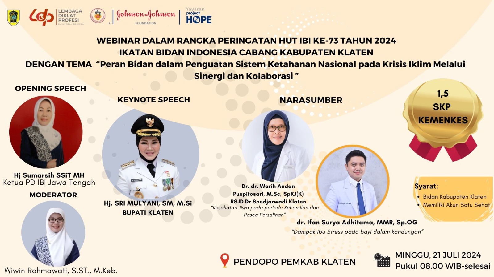 Peran Bidan dalam peningkatan layanan kesehatan jiwa bagi ibu hamil dan pasca persalinan - PC IBI Klaten