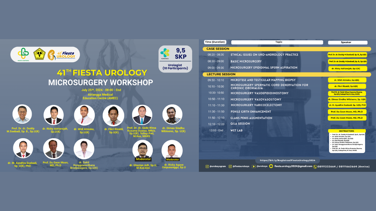 Workshop Microsurgery 41st Fiesta Urology 2024