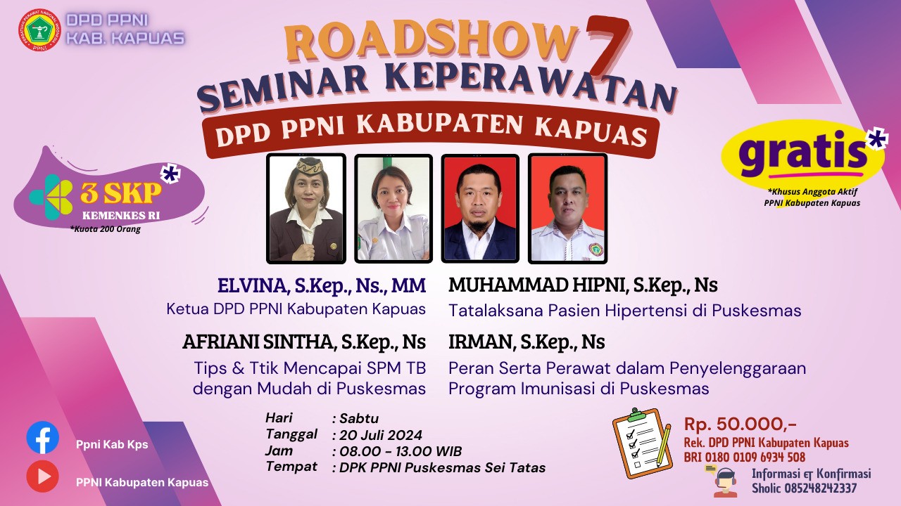 Seminar Keperawatan 7 DPD PPNI Kabupaten Kapuas