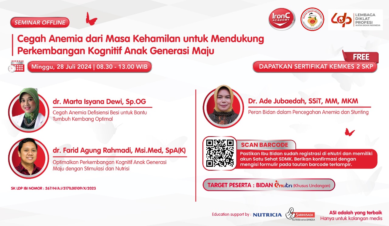 Seminar Cegah Anemi dari Masa Kehamilan Hingga Menyusui Purwokerto