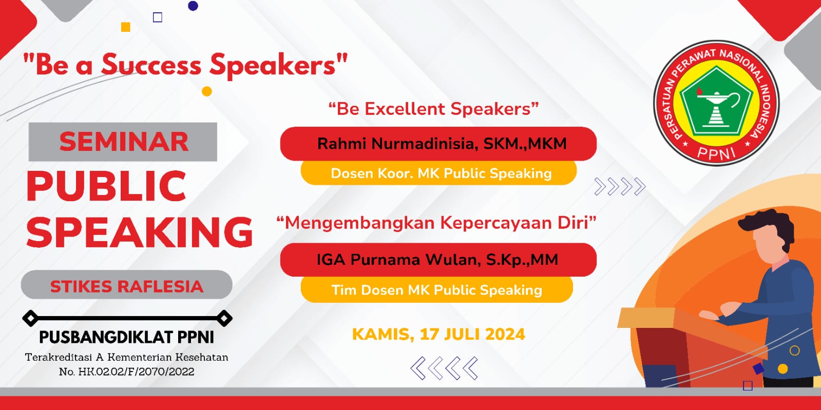 3692-Seminar Public Speaking Be a Success Speakers