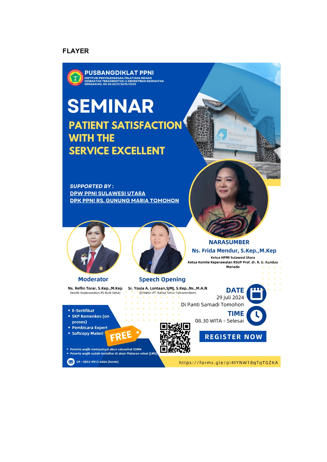 3695-Seminar Patient satisfaction with the service excellent