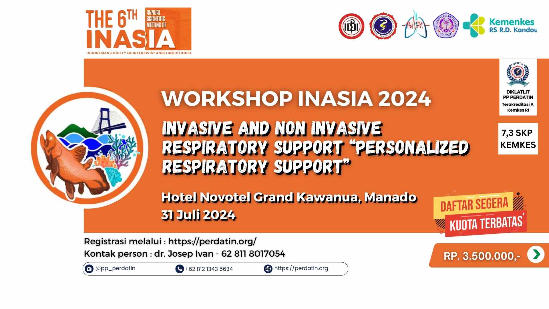 Workshop INASIA 2024 Invasive And Non invasive Respiratory Support Personalized Respiratory Support