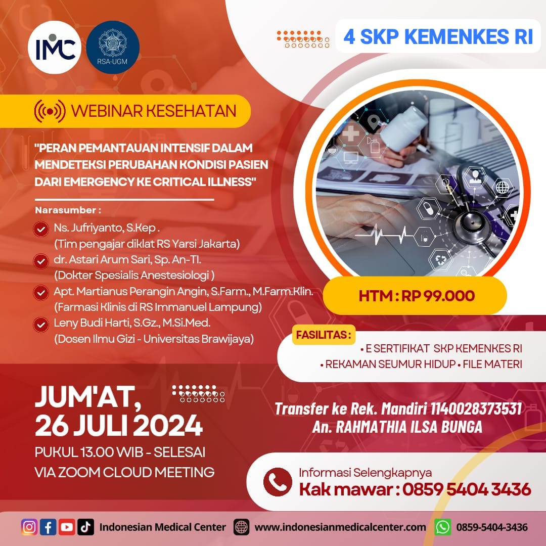 Peran Pemantauan Intensif dalam Mendeteksi Perubahan Kondisi Pasien dari Emergency ke Critical Illness