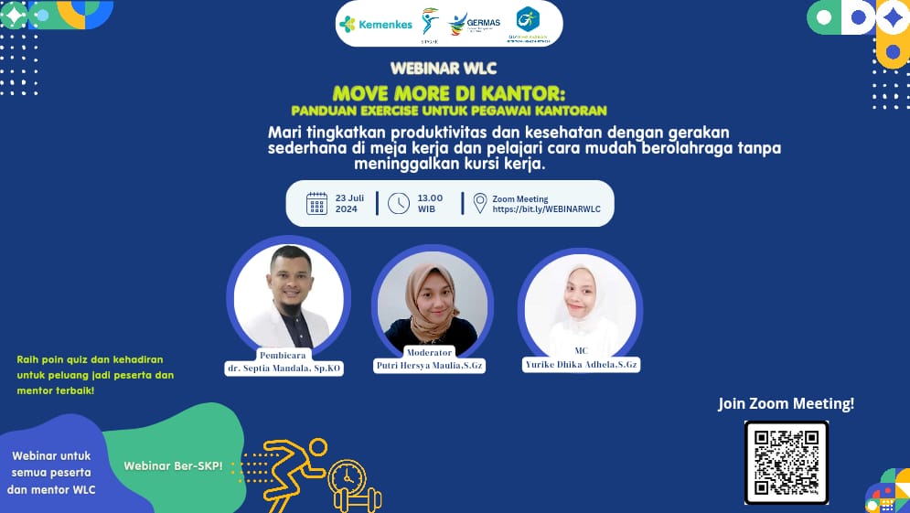 Webinar Move More di Kantor Panduan Exercise untuk Pegawai Kantoran 