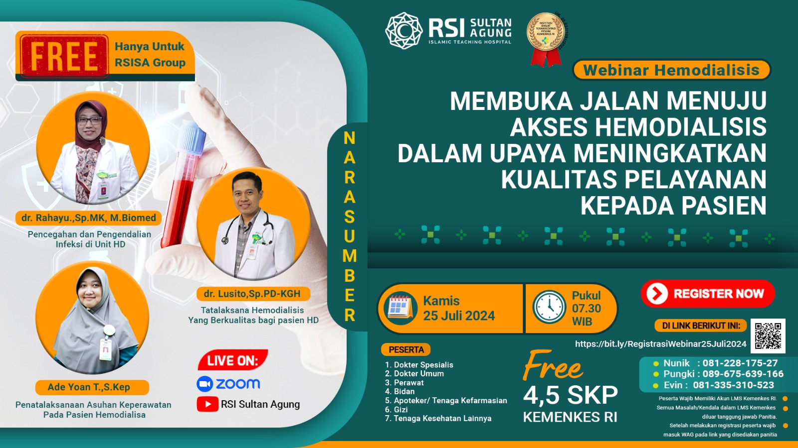 Membuka Jalan Menuju Akses Hemodialisis Dalam Upaya meningkatkan Kualitas Pelayanan kepada Pasien