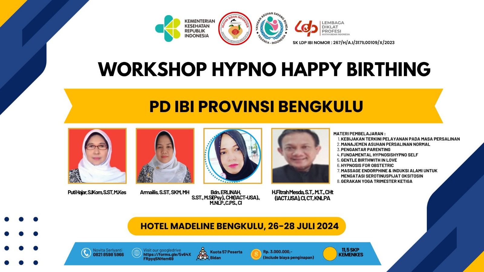 WORKSHOP HYPNO HAPPY BIRTHING