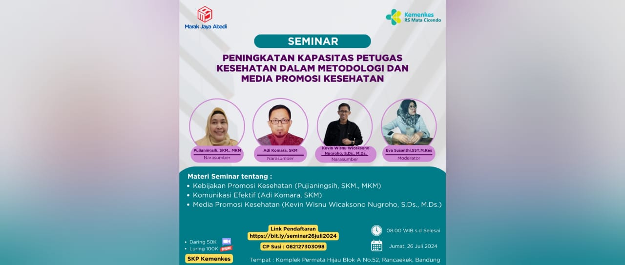 Seminar Peningkatan Kapasitas Petugas Kesehatan Dalam Metodologi dan Media Promosi