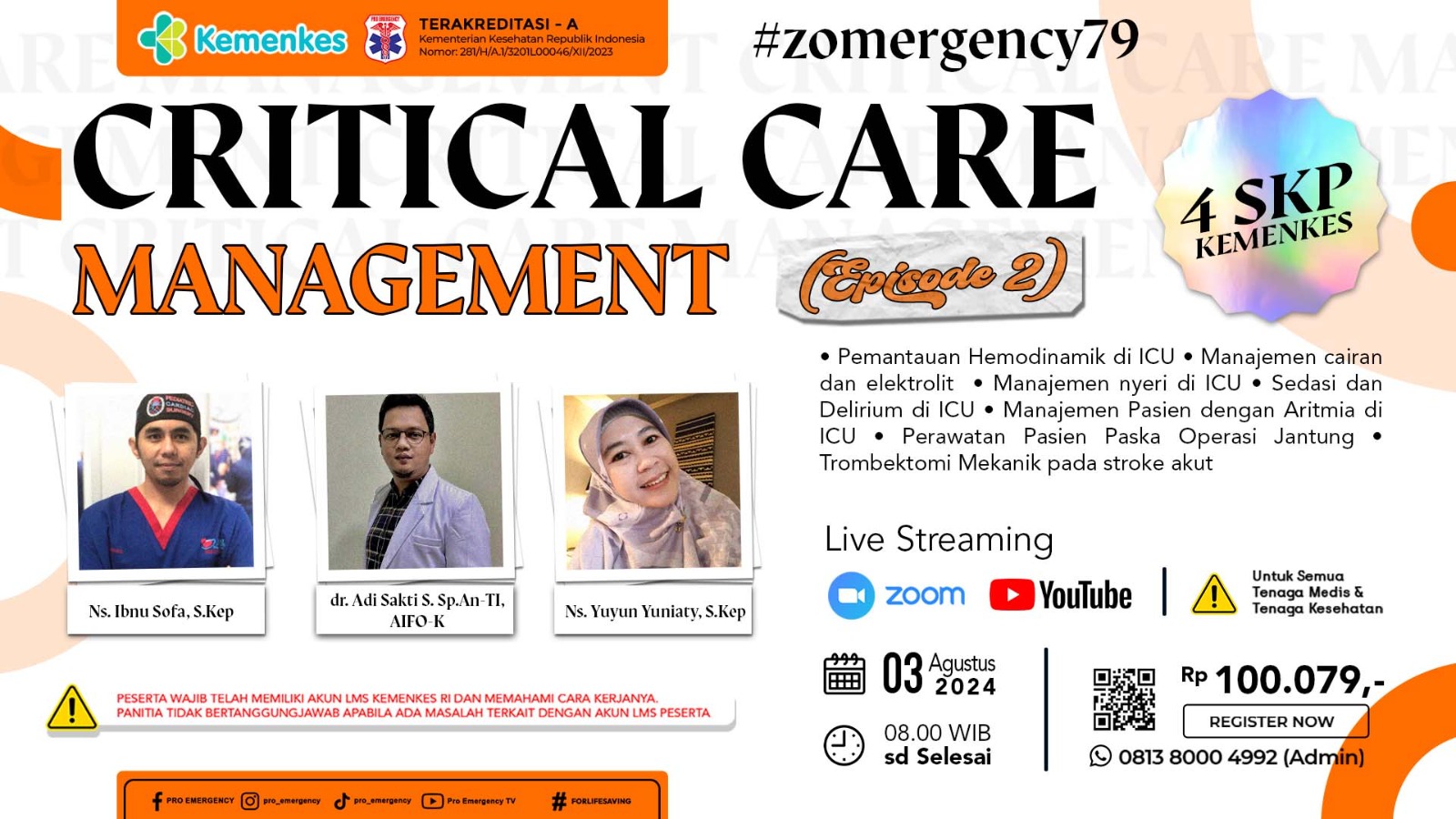 Webinar Update Critical Care Management Episode 2