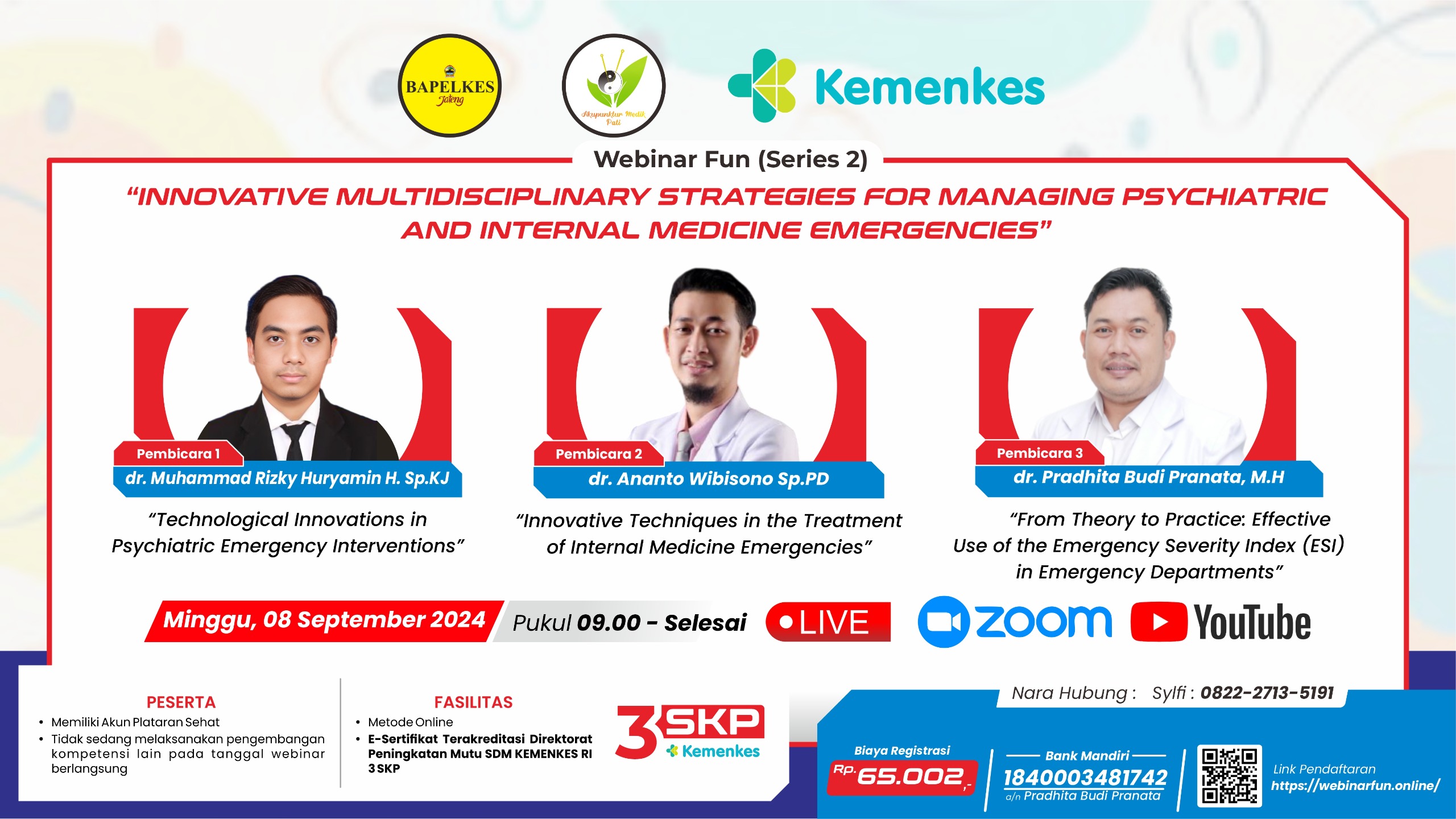  Webinar Kedokteran  Innovative Multidisciplinary Strategies for Managing Psychiatric and Internal Medicine Emergencies