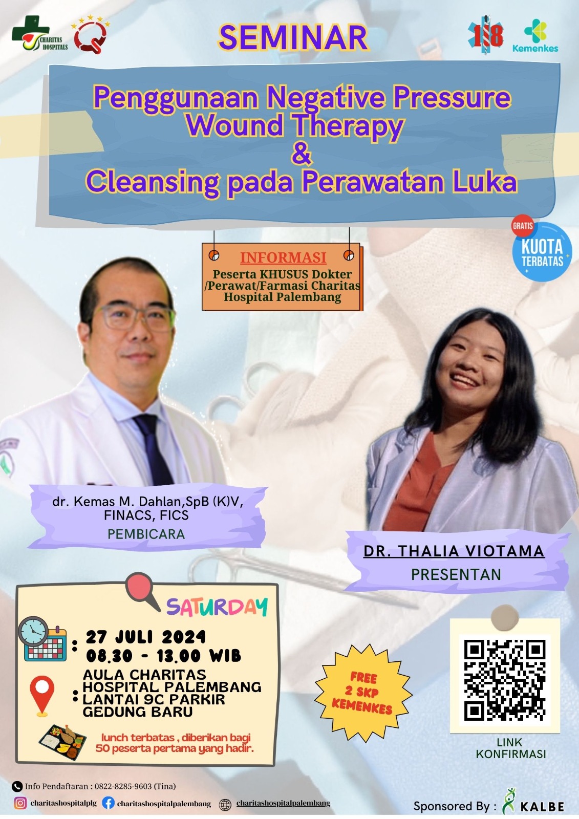 Penggunaan Negatif Pressure Wound Therapy dan Cleansing pada perawatan luka
