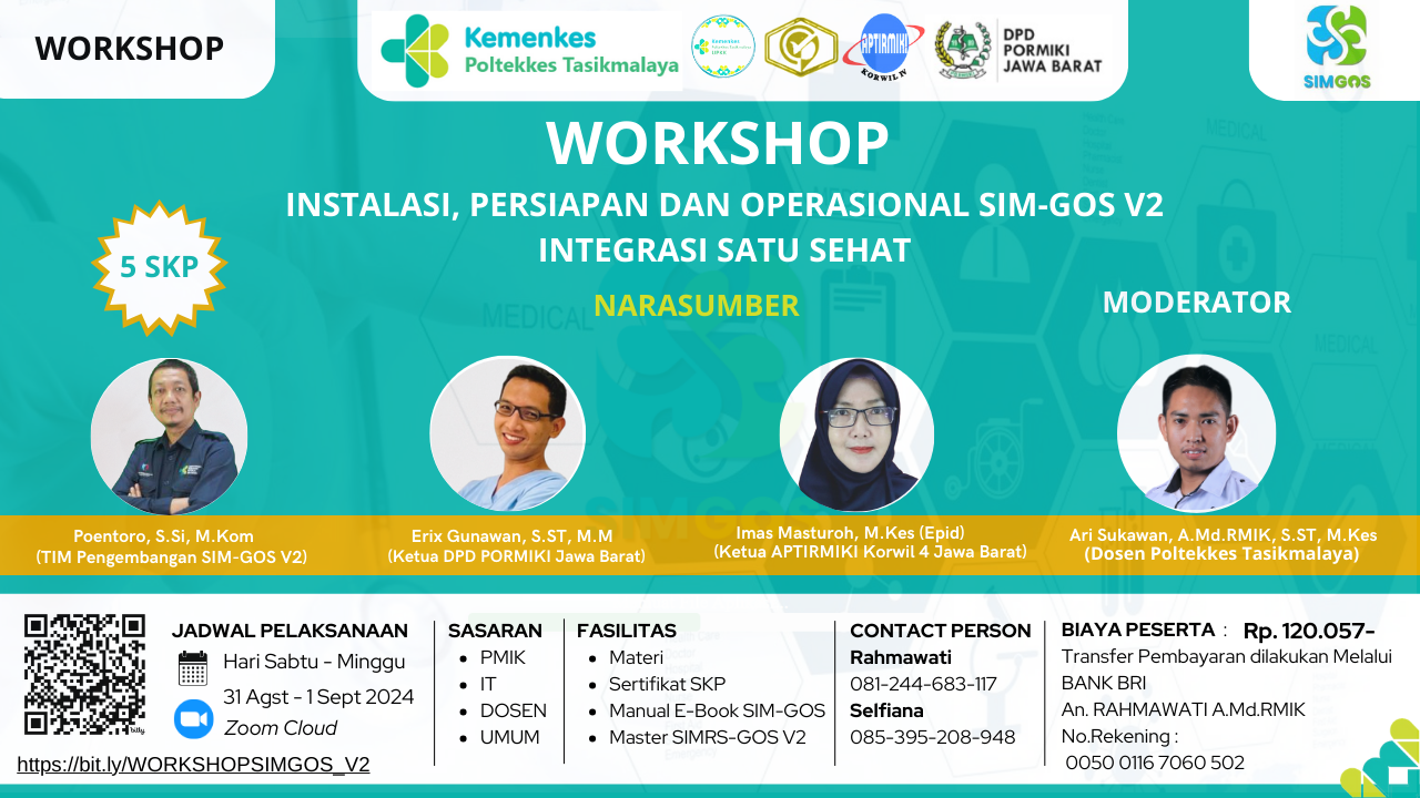 Instalasi, Persiapan, dan Operasional SIM-GOS V2 Integrasi Satu Sehat