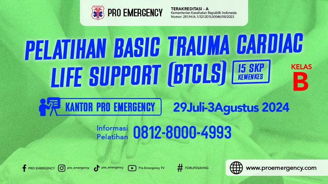 Pelatihan Basic Trauma Cardiac Life Support (BTCLS)