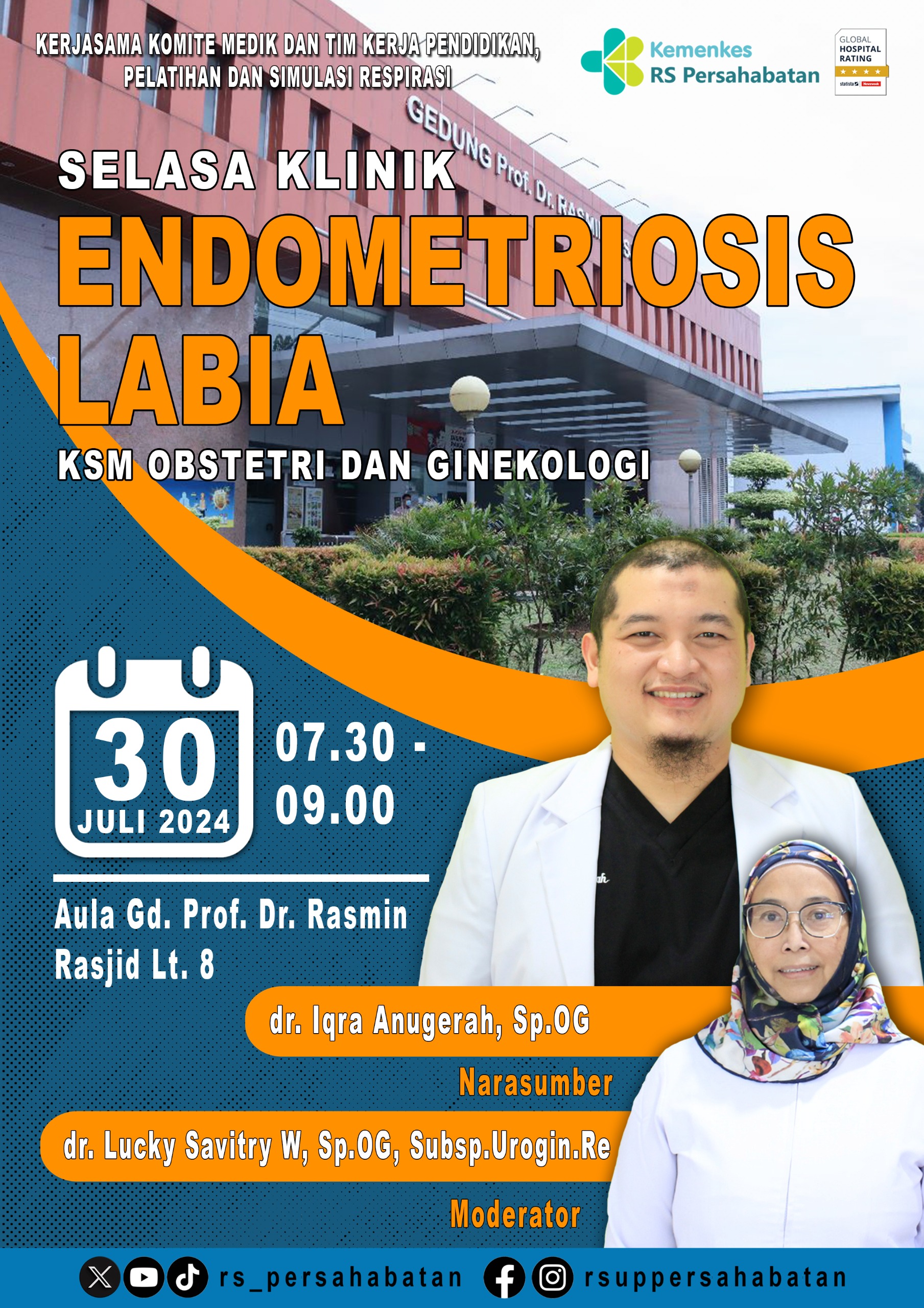 Pertemuan Ilmiah Pagi Profesional Medis dengan topik Endometriosis Labia