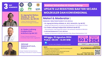 WEBINAR UPDATE UJI RESISTENSI BAKTERI SECARA MOLEKULER DAN KONVENSIONAL_UNAIC