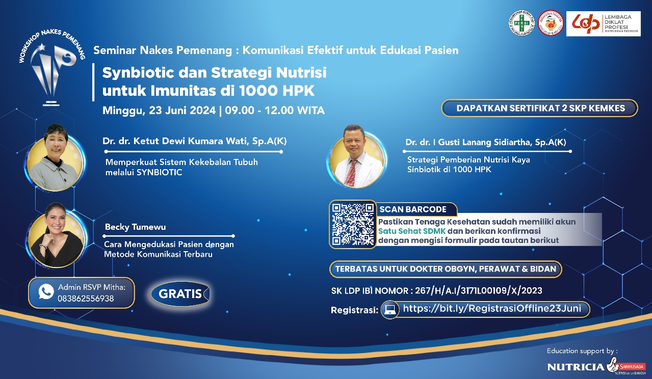 SEMINAR HYBRID KOMUNIKASI EFEKTIF UNTUK EDUKASI PASIEN