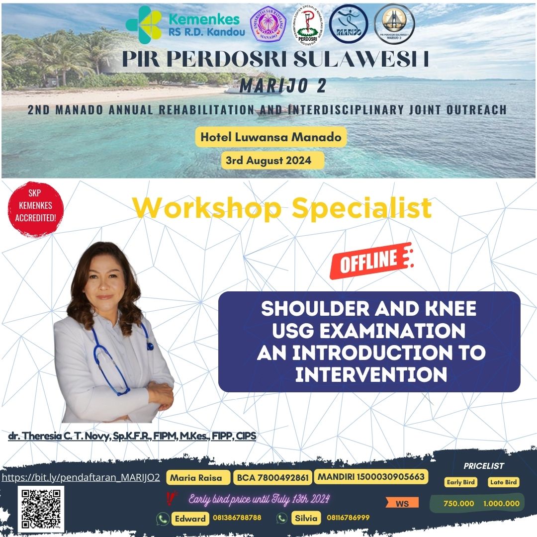 2nd MARIJO Shoulder and Knee USG Examination And Introduction to Intervention 