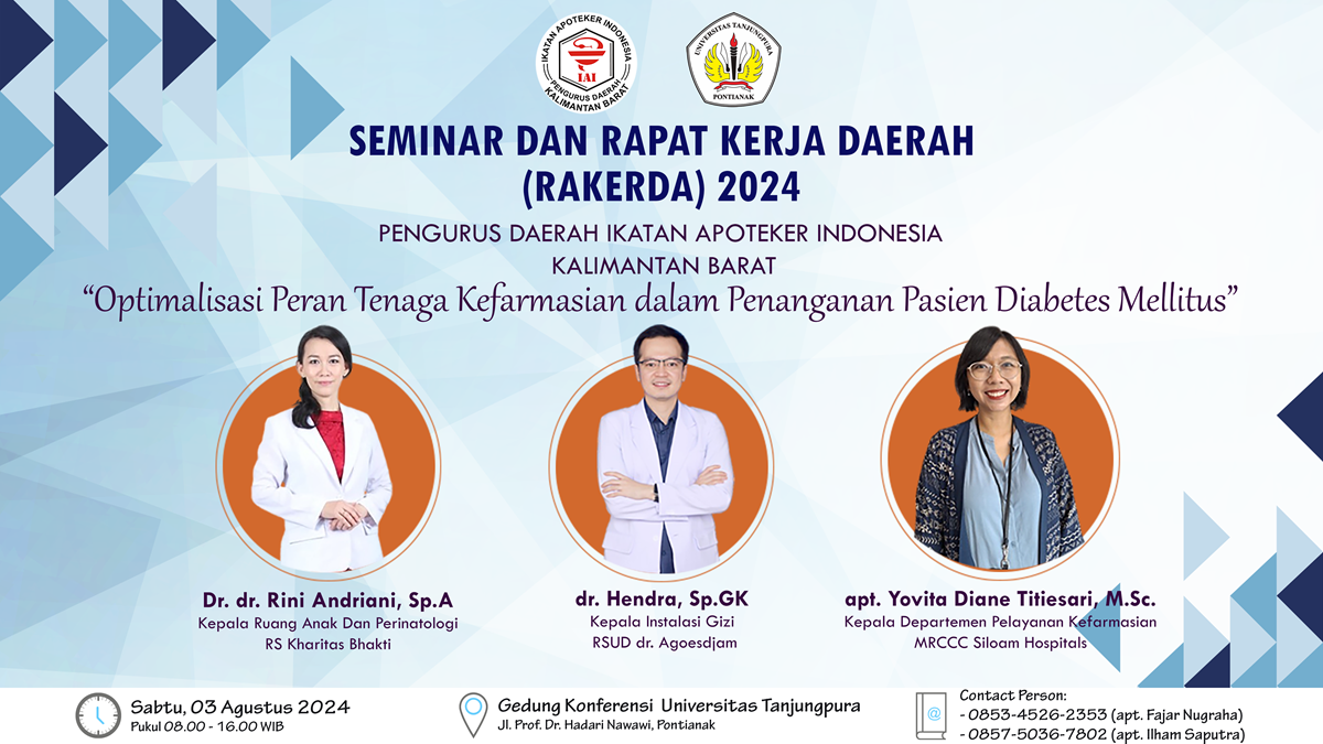 Seminar Optimalisasi Peran Tenaga Kefarmasian dalam penanganan Pasien Diabetes Mellitus