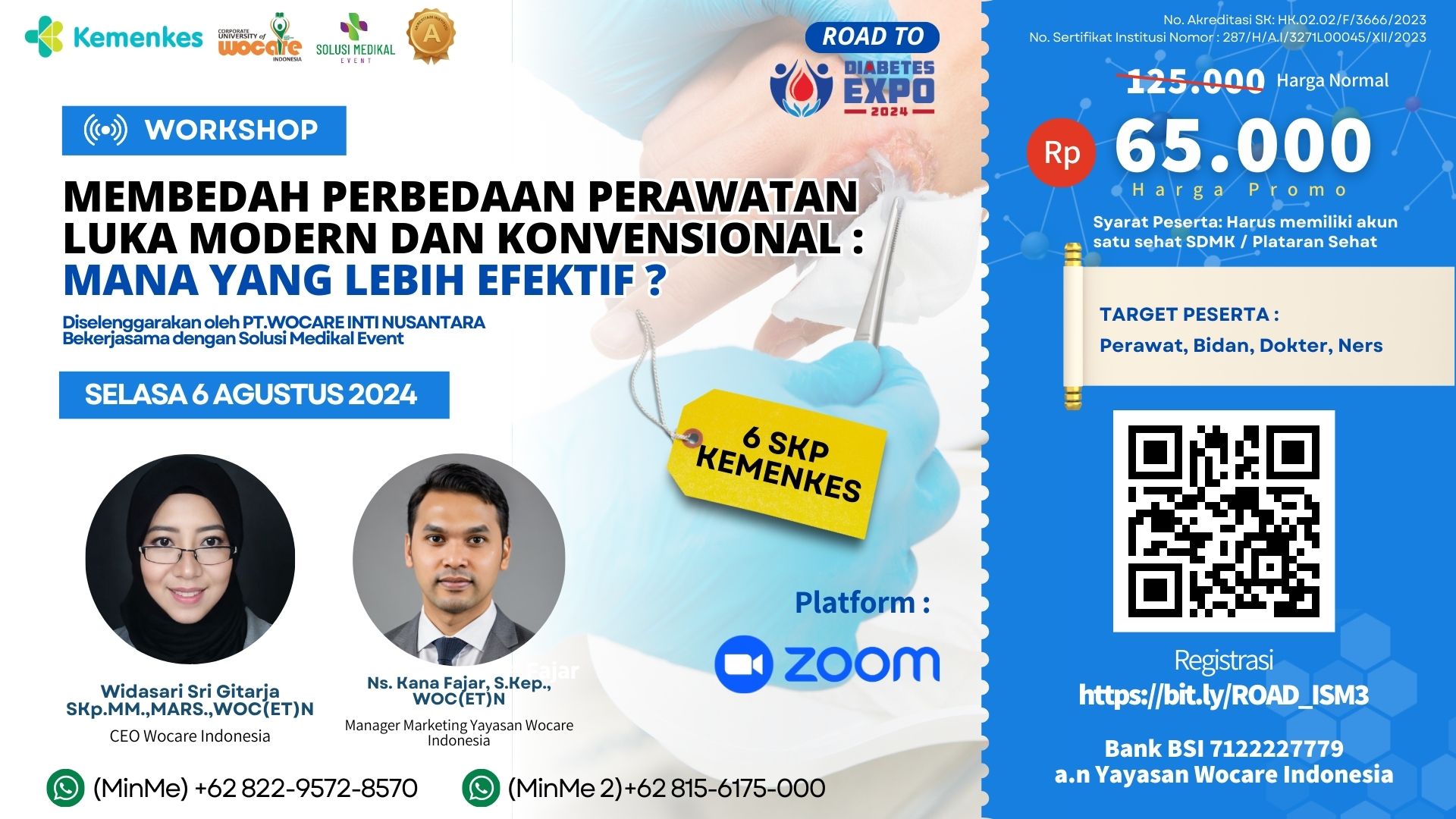 WORKSHOP PERBEDAAN PERAWATAN LUKA MODERN DAN KONVENSIONAL MANA YANG LEBIH EFEKTIF