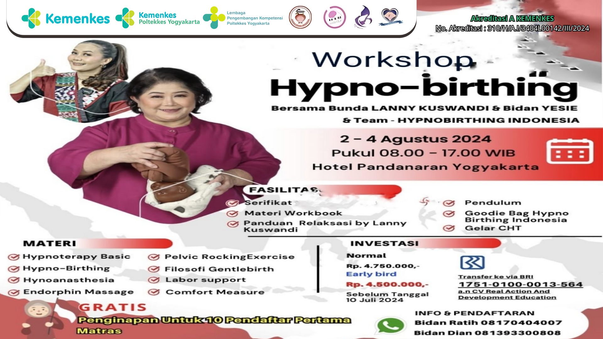 Workshop Hypnobirthing Yogyakarta
