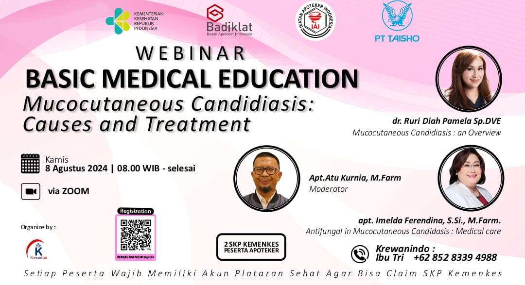 Webinar Basic Medical Education - Mucocutaneous Candidiasis Causes and Treatment