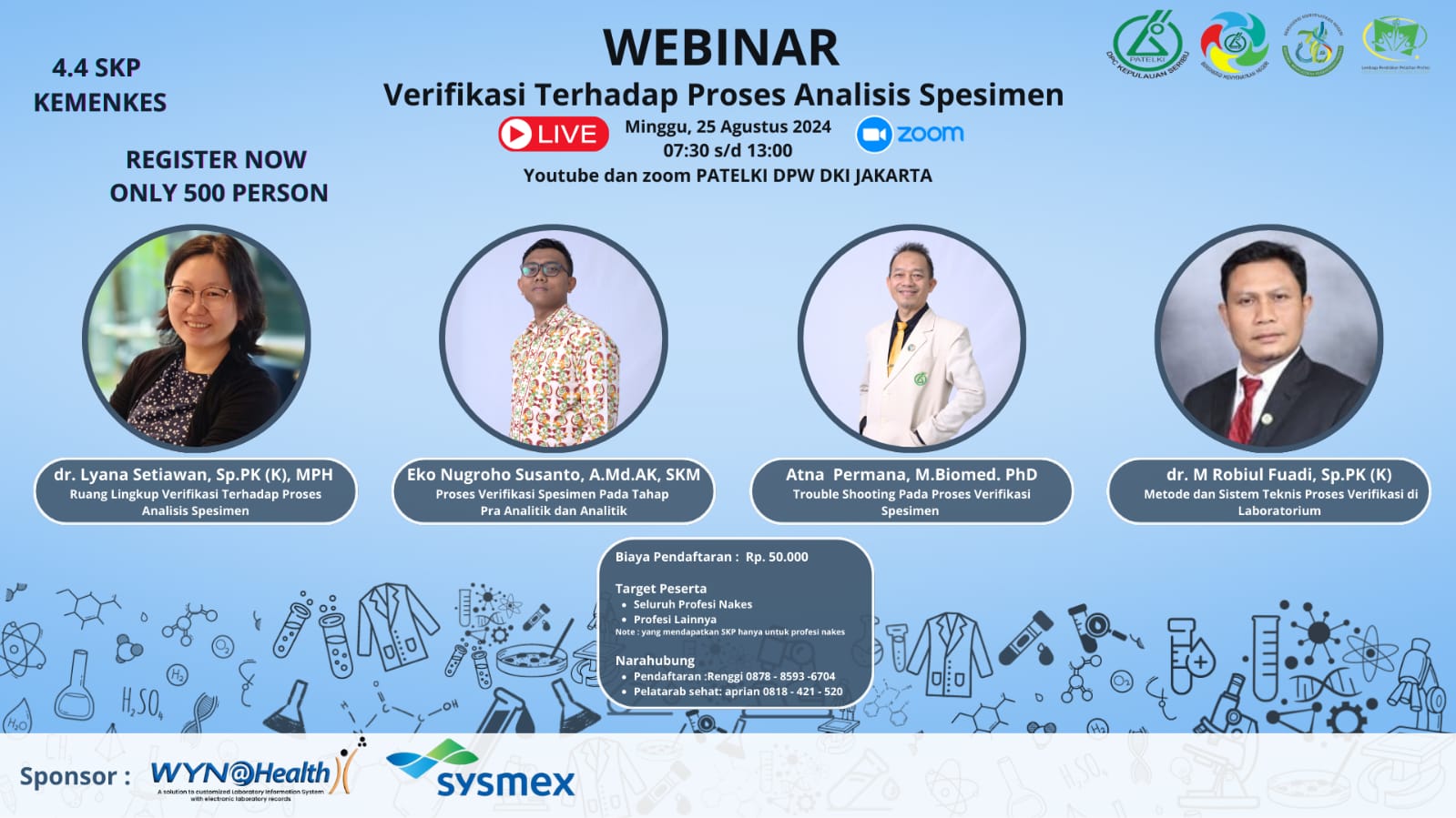 Webinar Verifikasi Terhadap Proses Analisis Sampel_DPC Kepulauan Seribu