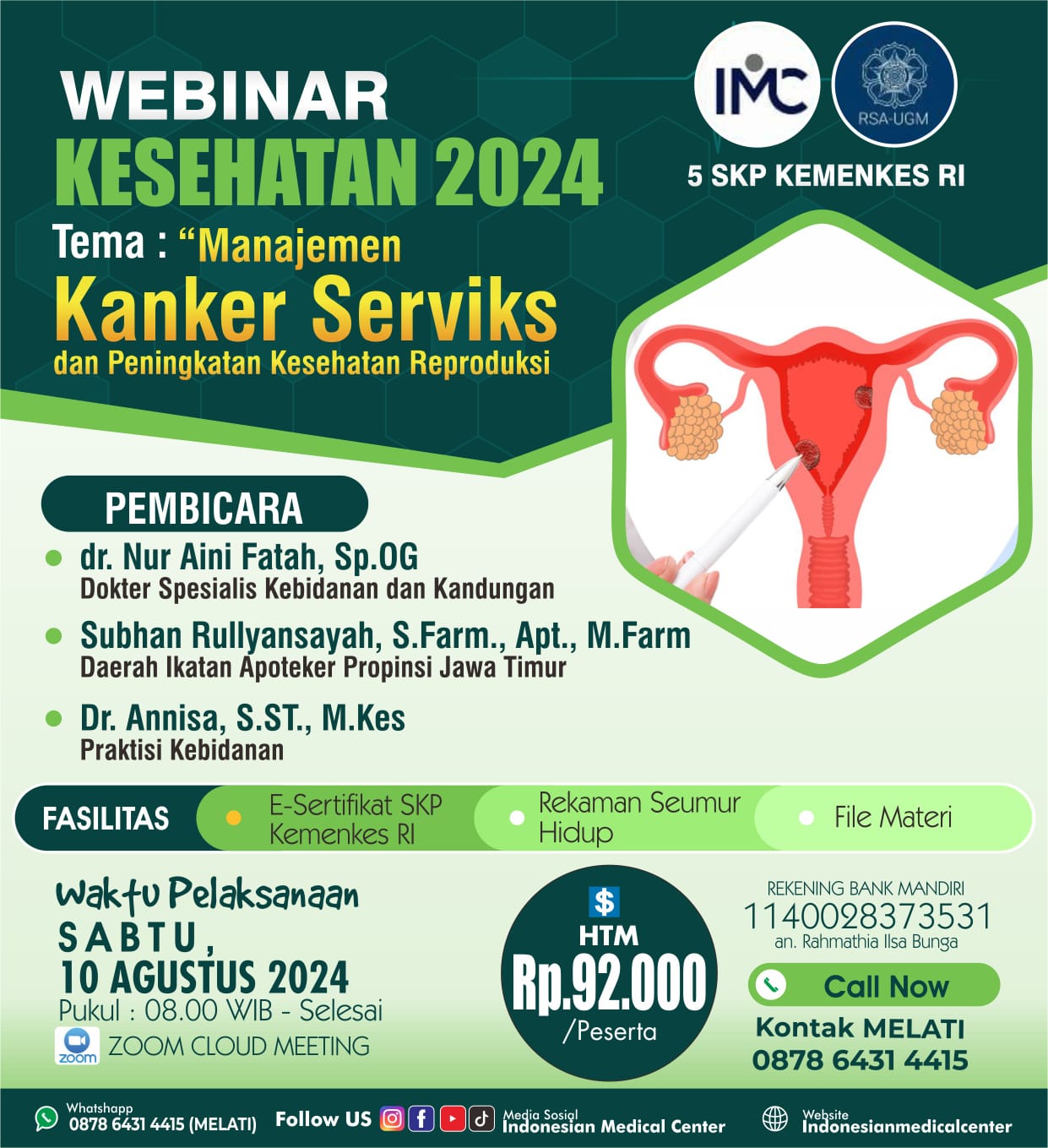 Manajemen Kanker Serviks dan Peningkatan Kesehatan Reproduksi