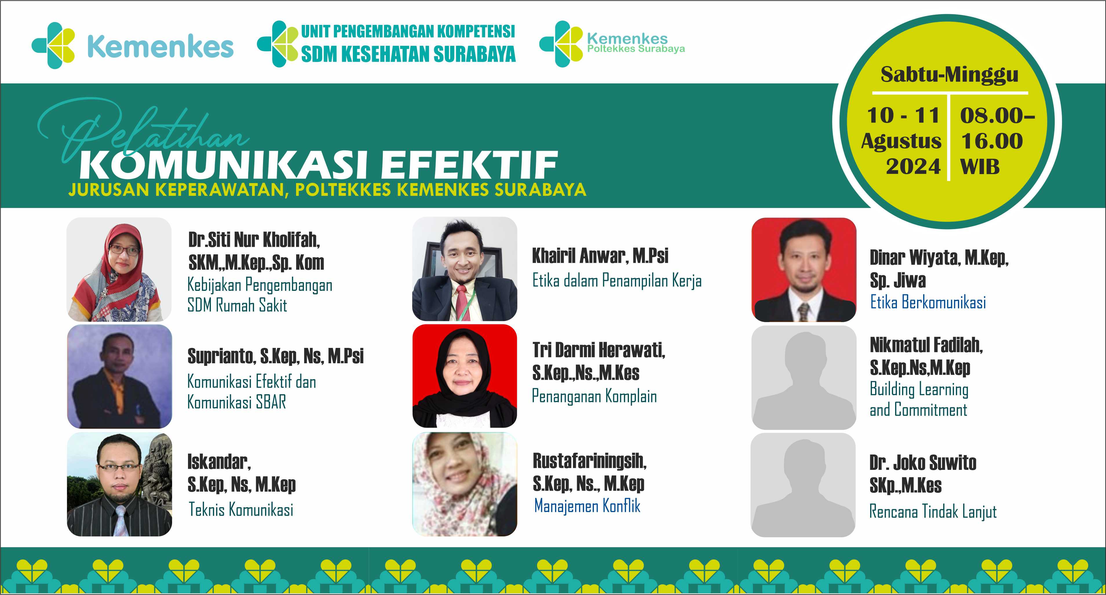 Pelatihan Komunikasi Efektif bagi Tenaga Kesehatan Kelas R
