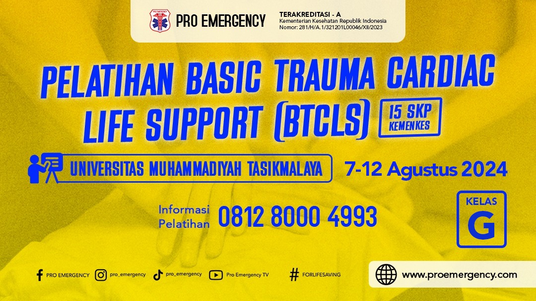 Pelatihan Basic Trauma Cardiac Life Support (BTCLS)