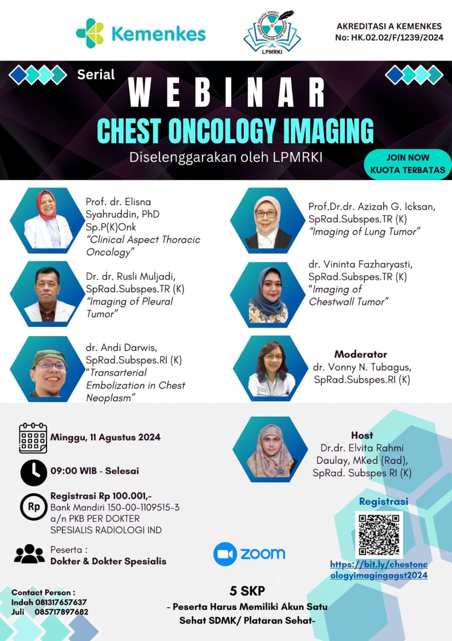 WEBINAR CHEST ONCOLOGY IMAGING
