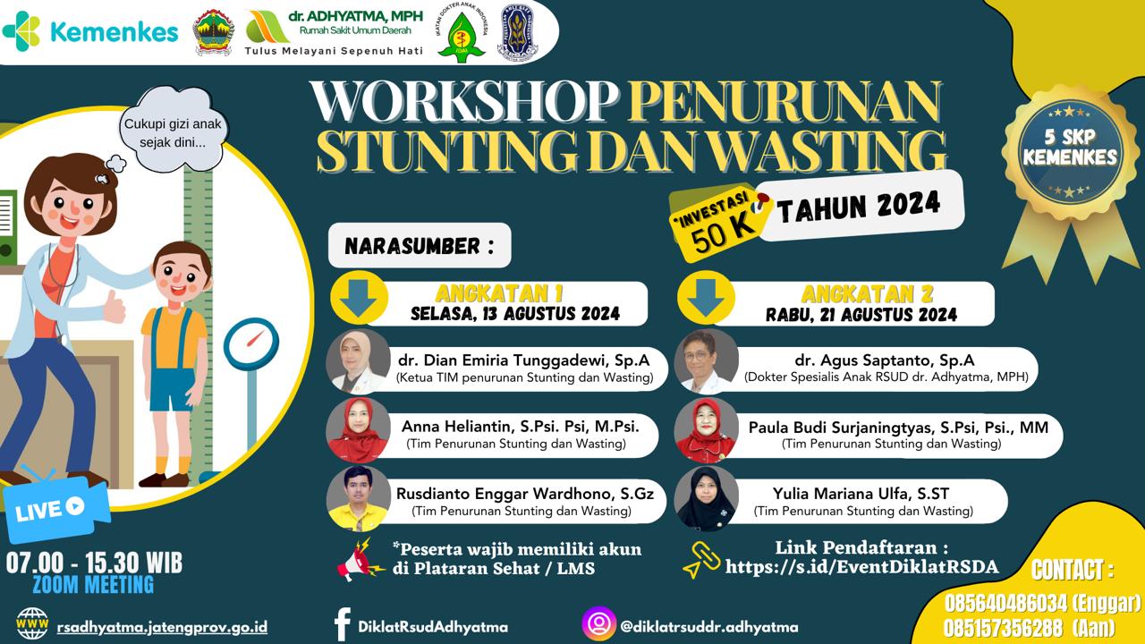Workshop Penurunan Stunting dan Wasting Angkatan 1