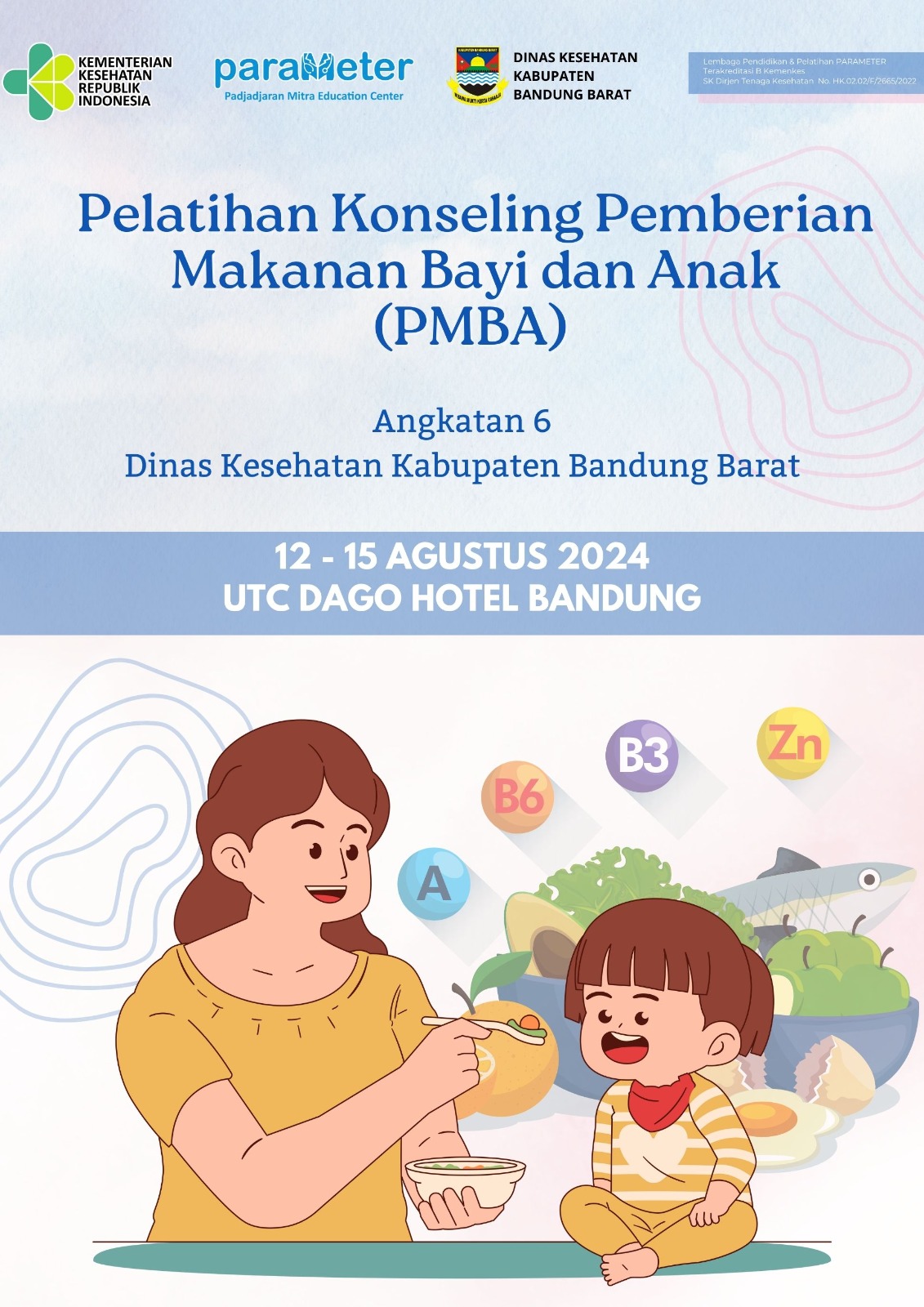  Pelatihan Konseling Pemberian Makanan Bayi dan Anak (PMBA) Angkatan 6