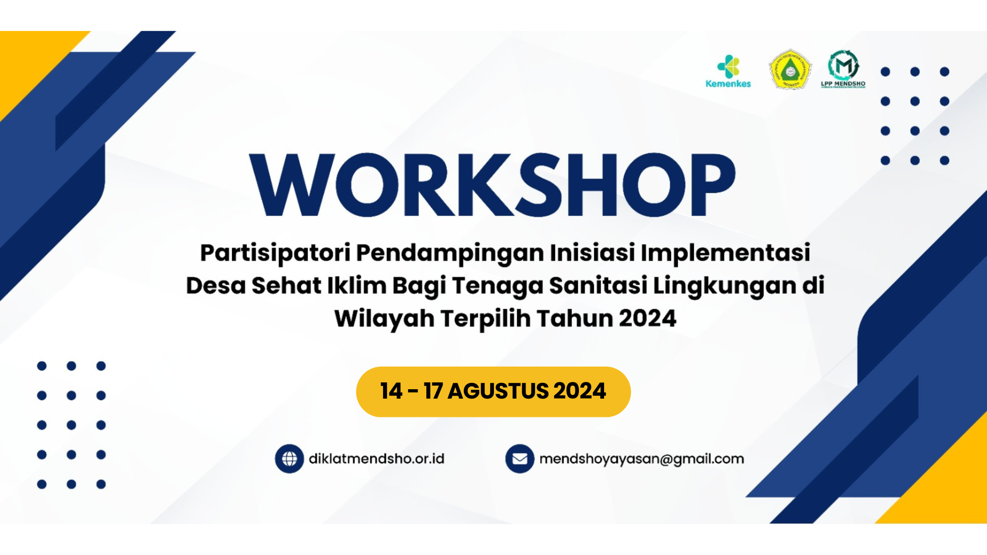 Workshop Partisipatori Pendampingan Inisiasi Implementasi Desa Sehat Iklim Bagi Tenaga Sanitasi Lingkungan di Wilayah Terpilih Tahun 2024