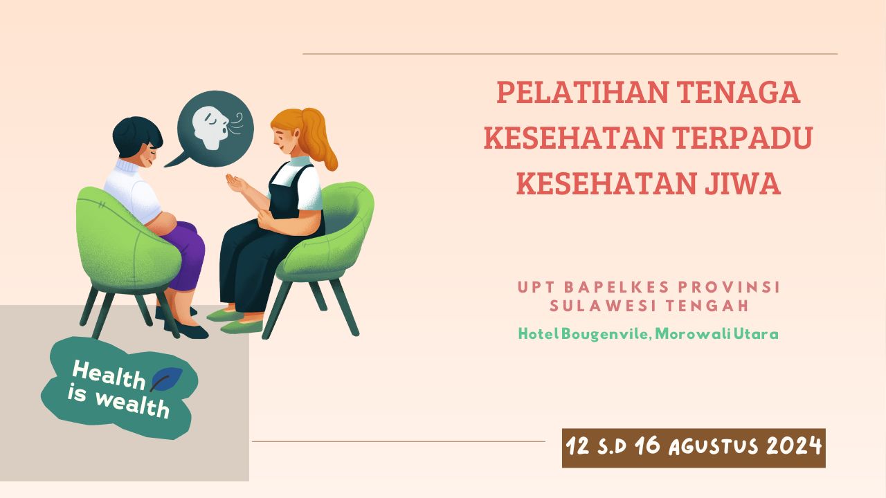 Pelatihan Tenaga Kesehatan Terpadu Kesehatan Jiwa Morowali Utara