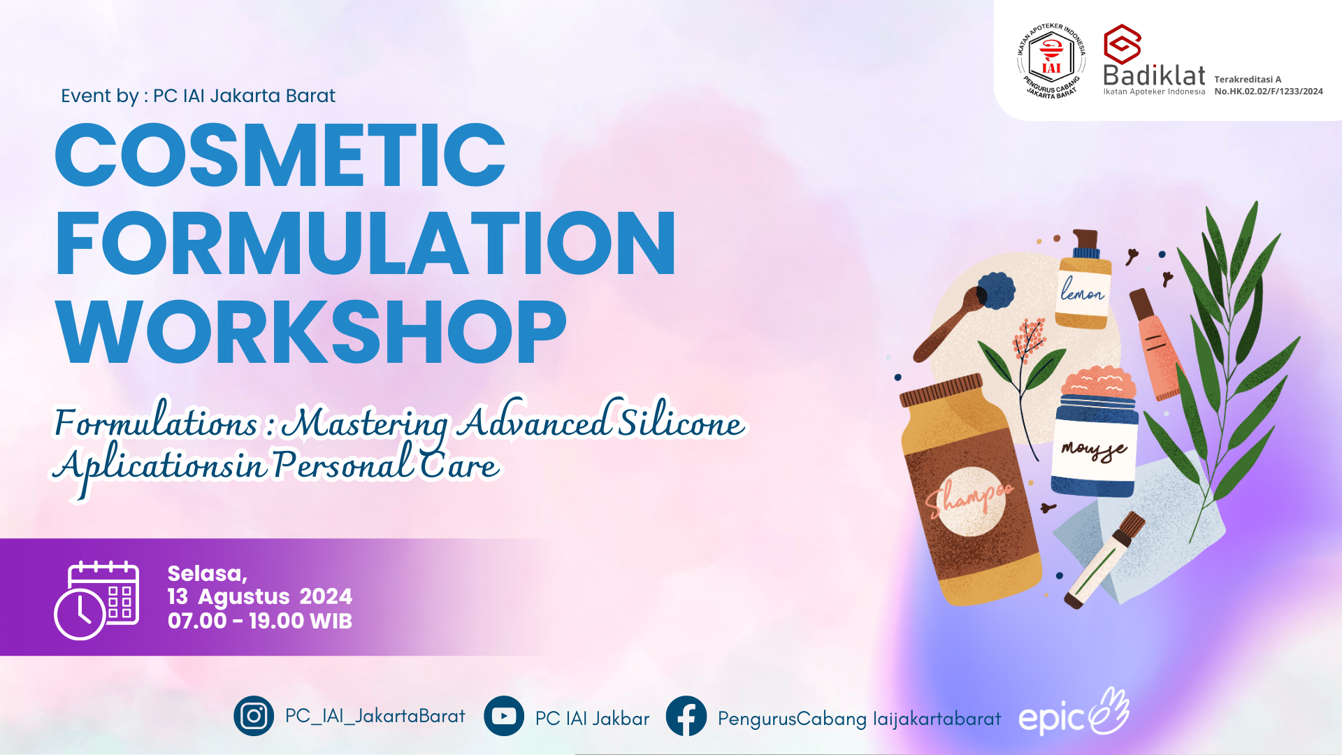 Cosmetic Formulation Workshop Formulations - Mastering Advanced Silicone Applications in Personal Care