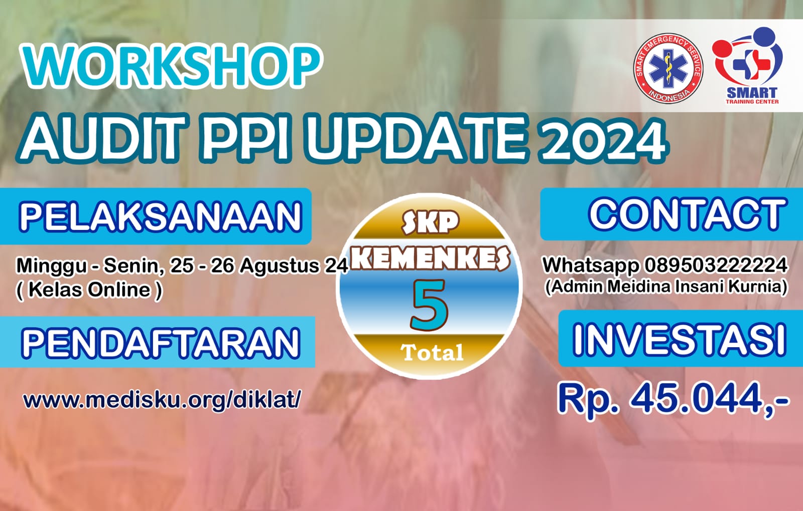 WORKSHOP MEIDINA INSANI KURNIA dengan Judul PERAWATAN LUKA MODERN DAN STOMA