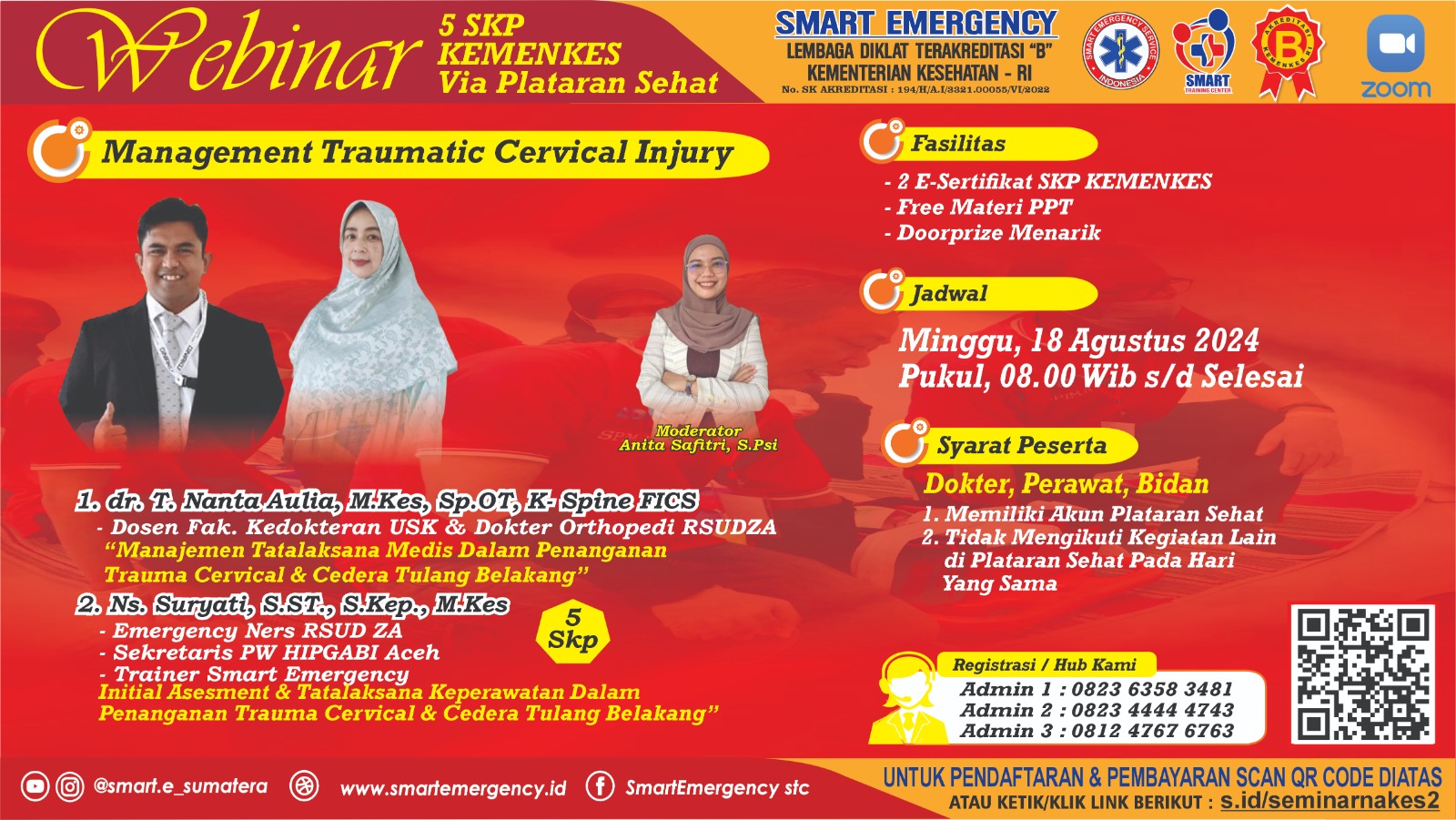 018 Seminar MANAGEMENT TRAUMATIC CERVICAL INJURY